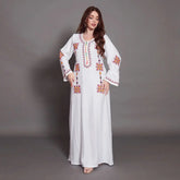 Vestido Longo Bordado Orlena - Loja Luniva