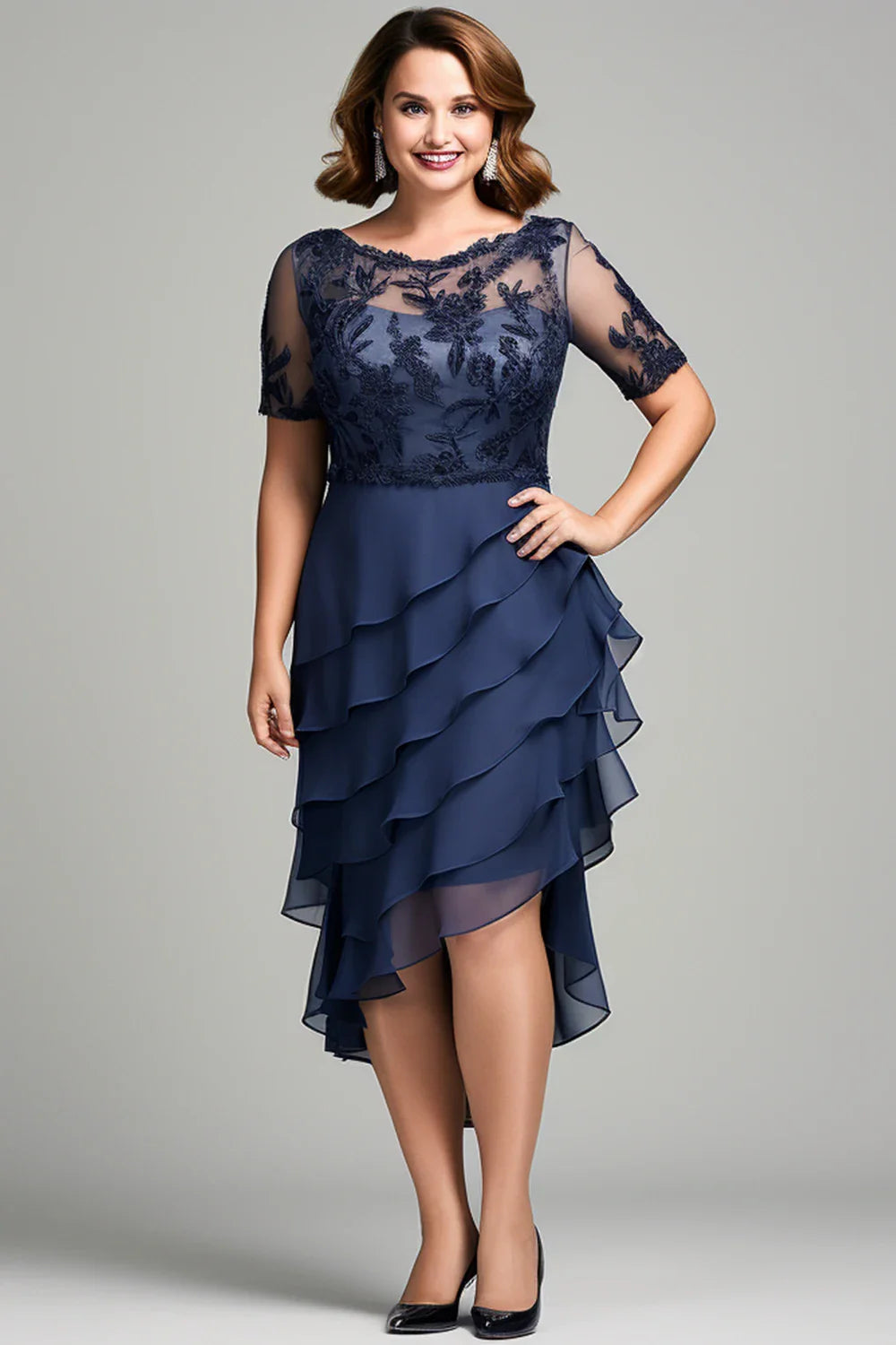 Vestido Chiffon Opaline - Loja Luniva