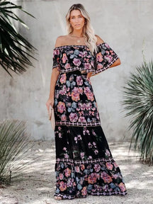 Vestido Longo Sem Ombros - Loja Luniva