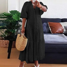 Vestido Longo Plissado Zenobia - Loja Luniva