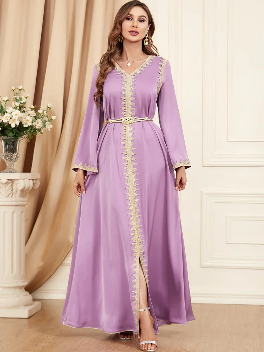 Vestido Longo com Cordão Titania - Loja Luniva