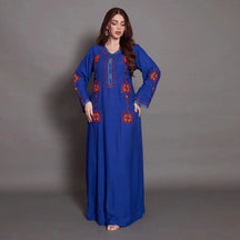 Vestido Longo Bordado Orlena - Loja Luniva