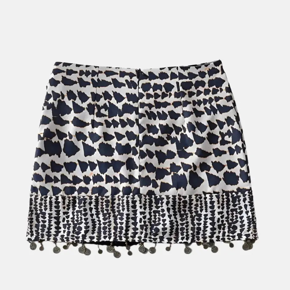 Saia Estampada Mykonos - Loja Luniva