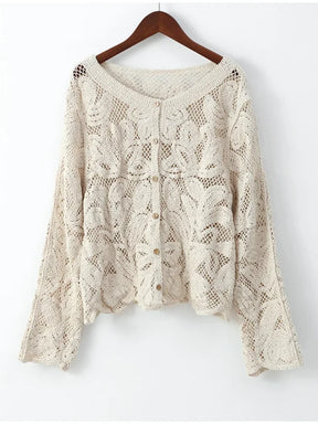 Camisa Feminina de Renda Lorena - Loja Luniva