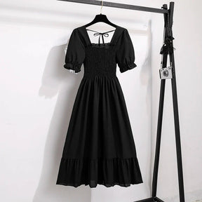 Vestido de Chiffon Manga Curta Venetia - Loja Luniva
