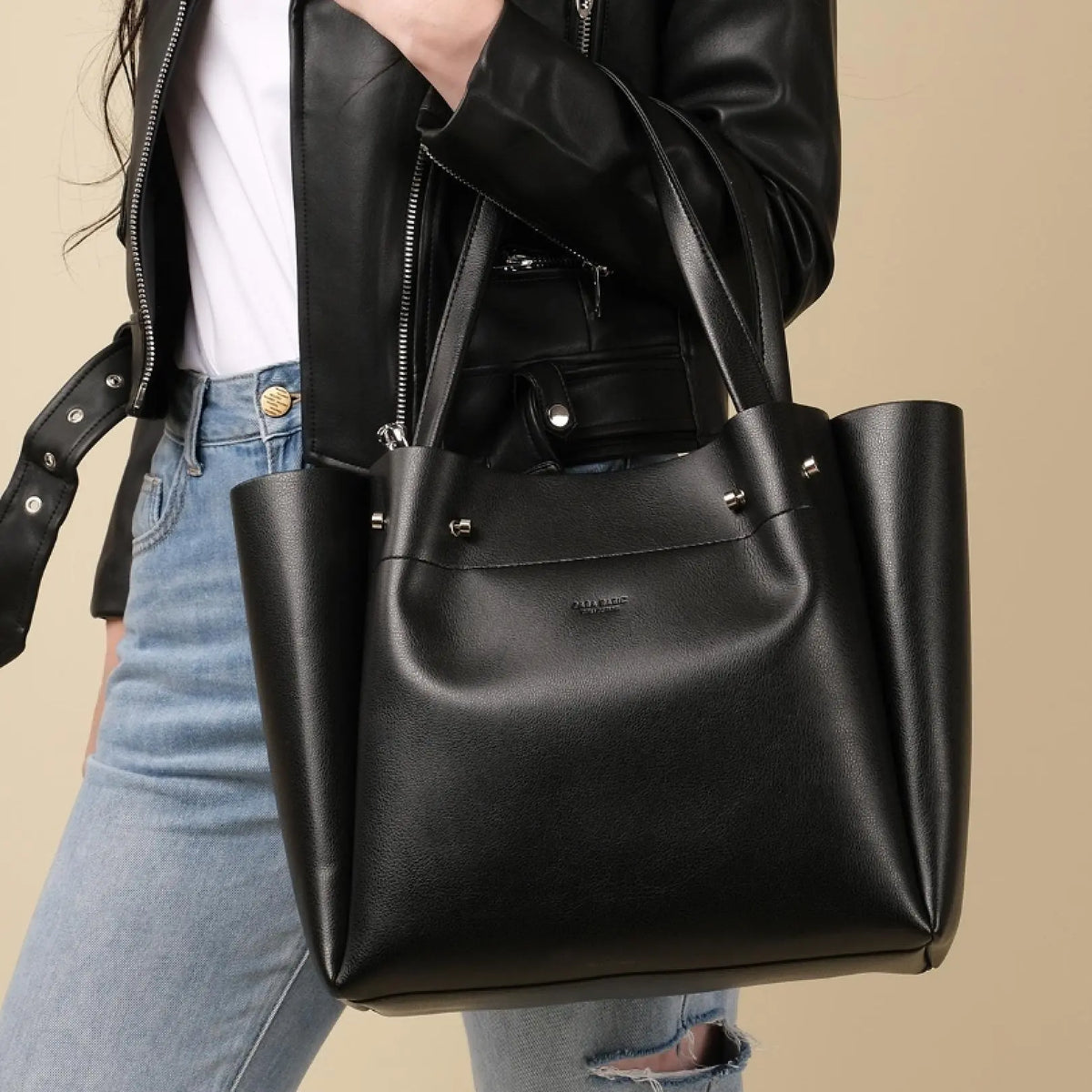Bolsa de Couro Tote Milão - Loja Luniva