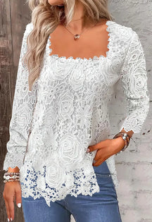 Blusa Feminina de Renda Vivienne - Loja Luniva