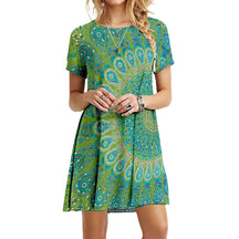 Vestido Estampado Efigênia - Loja Luniva