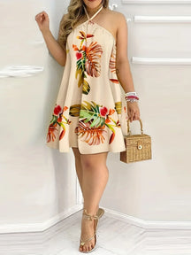 Vestido Curto Sem Mangas Estampado Josephine - Loja Luniva
