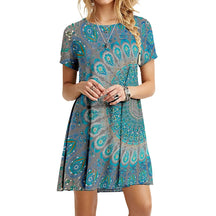 Vestido Estampado Efigênia - Loja Luniva