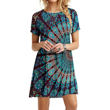 Vestido Estampado Efigênia - Loja Luniva