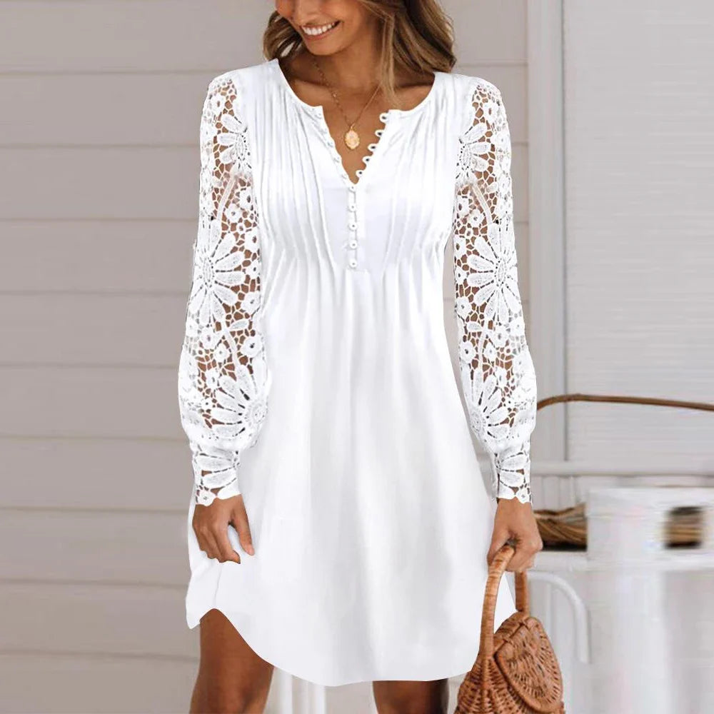 Vestido de Manga Longa Galene - Loja Luniva