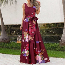 Vestido Longo Estampado Esmeralda - Loja Luniva