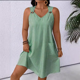 Vestido Listrado Casual - Loja Luniva