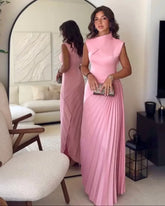 Vestido Plissado Sem Mangas - Loja Luniva
