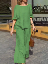 Conjunto de Linho Solto com Caimento Perfeito - Loja Luniva
