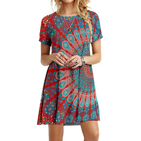 Vestido Estampado Efigênia - Loja Luniva