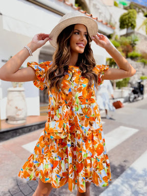 Vestido Estampado Francescca - Loja Luniva