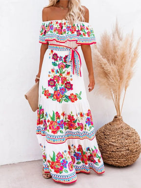Vestido Longo Sem Ombros - Loja Luniva