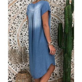 Vestido Curto Jeans Leonora - Loja Luniva