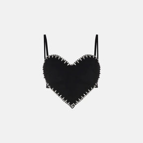 Top Heart Black - Loja Luniva