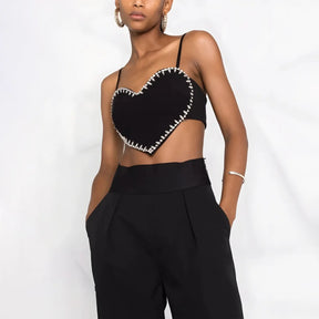 Top Heart Black - Loja Luniva