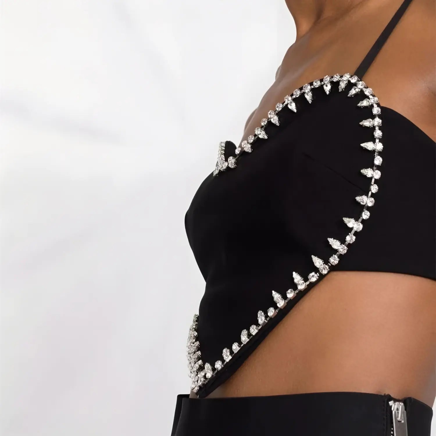 Top Heart Black - Loja Luniva