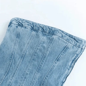 Vestido Denim - Loja Luniva