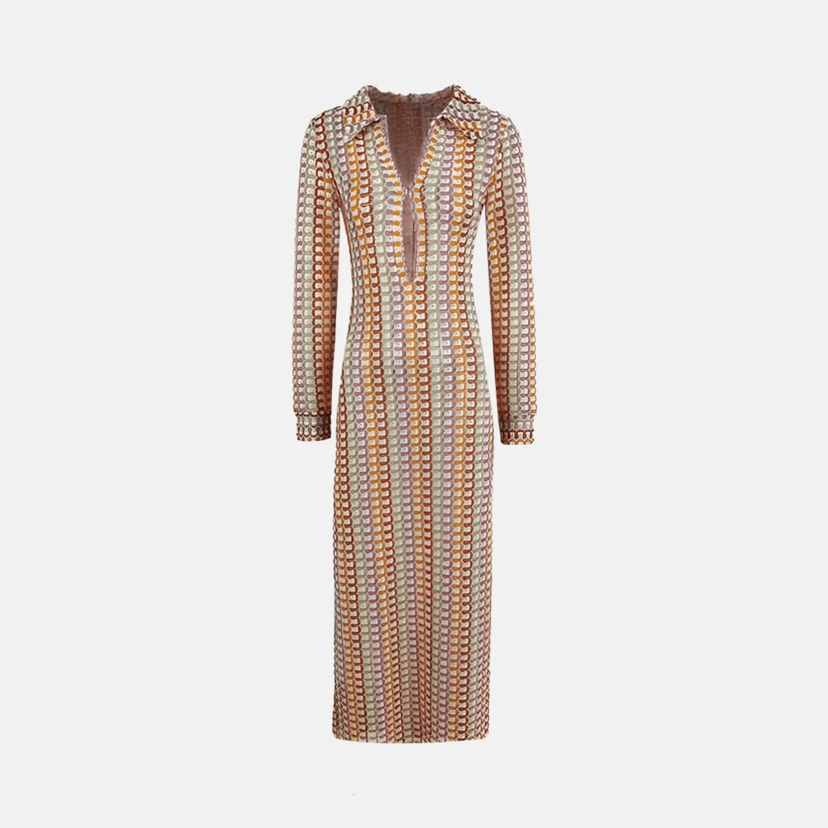 Vestido Rio Com Gola - Loja Luniva