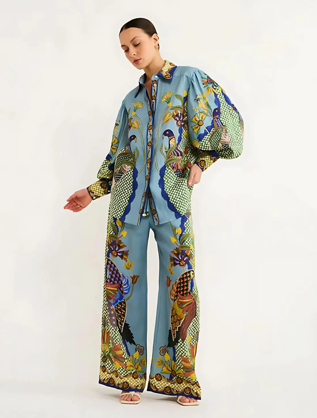 Conjunto Sabrina Birds - Loja Luniva