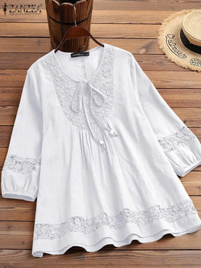 Blusa Feminina de Crochê Alzira - Loja Luniva