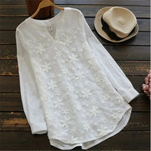 Blusa Feminina de Renda Manga Longa - Loja Luniva