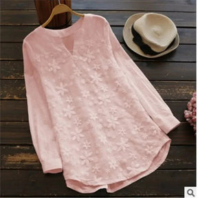 Blusa Feminina de Renda Manga Longa - Loja Luniva