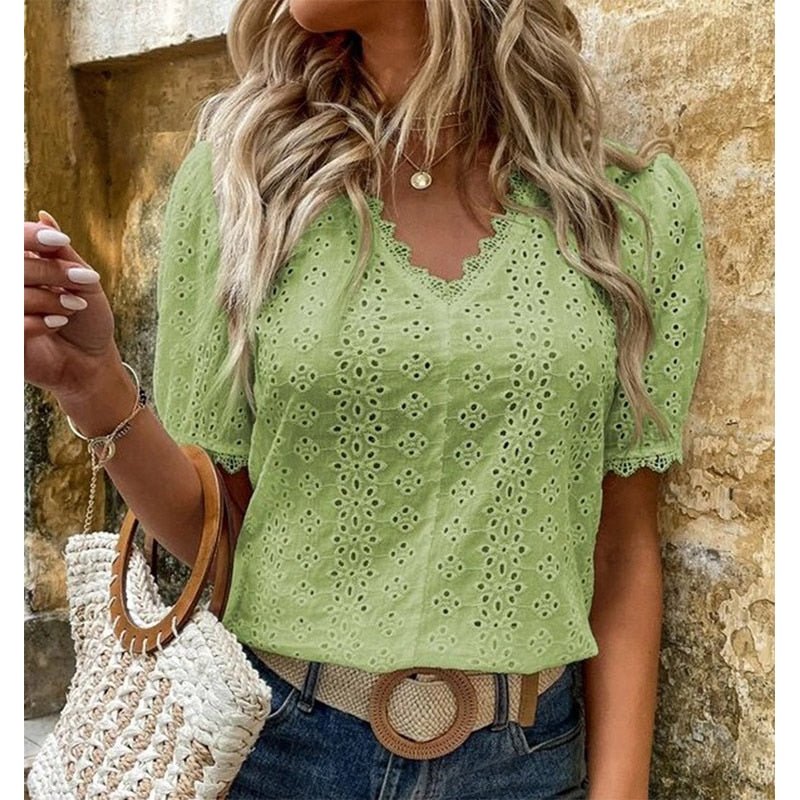Blusa Feminina De Renda - Norma - Loja Luniva