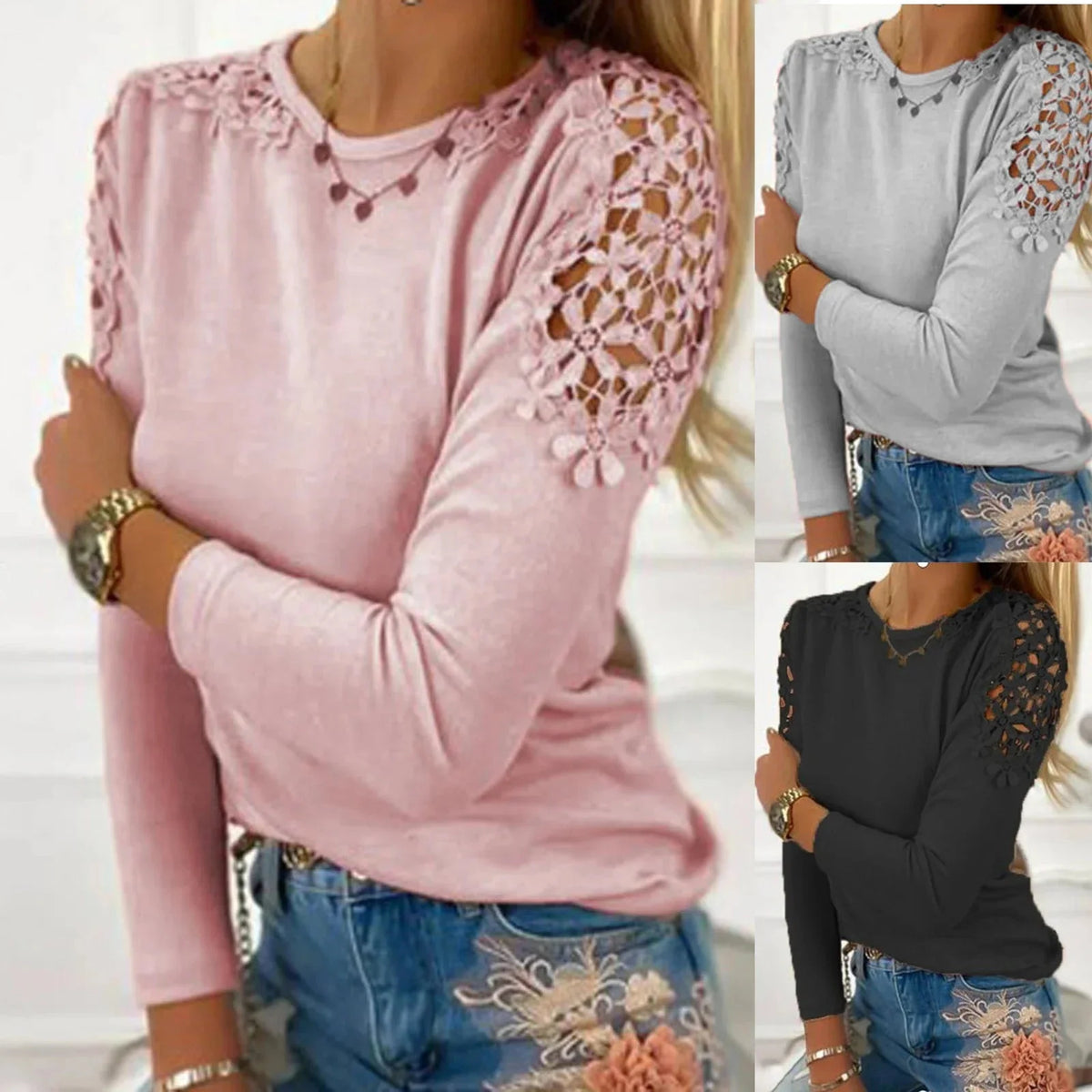 Blusa Feminina Manga Longa Karen - Loja Luniva