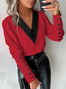Blusa Feminina Social Manga Longa - Loja Luniva