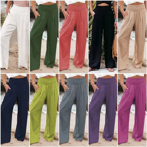 Calça de Linho Feminina Helin - Loja Luniva