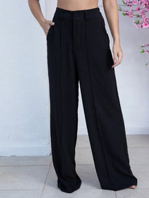 Calça Pantalona Feminina Cintura Alta - Loja Luniva