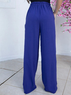Calça Pantalona Feminina Cintura Alta - Loja Luniva