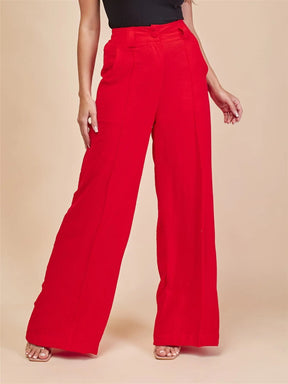 Calça Pantalona Feminina Cintura Alta - Loja Luniva