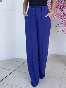 Calça Pantalona Feminina Cintura Alta - Loja Luniva