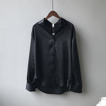 Camisa Feminina Social de Cetim - Loja Luniva