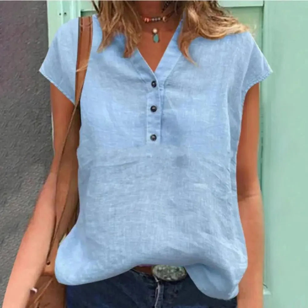Camisa de Linho Feminina Betinna - Loja Luniva