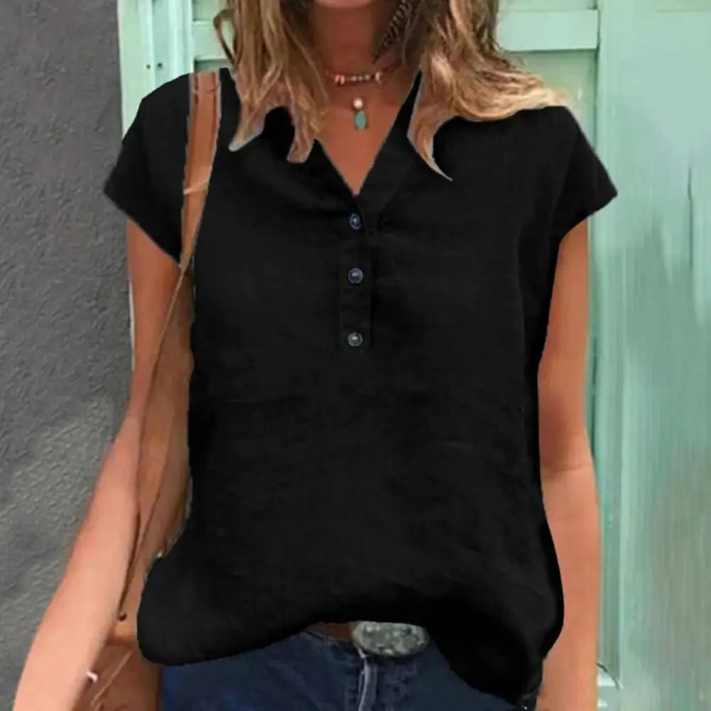 Camisa de Linho Feminina Betinna - Loja Luniva