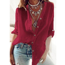 Camisa de Linho Feminina Oversized - Loja Luniva