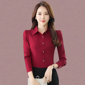 Camisa Feminina de Manga Comprida - Loja Luniva