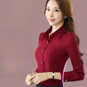 Camisa Feminina de Manga Comprida - Loja Luniva