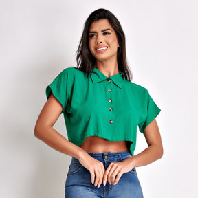 Camisa Feminina De Viscolinho - Loja Luniva