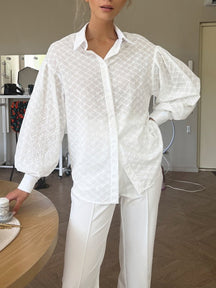 Camisa Feminina Manga Longa Bufante - Loja Luniva