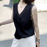 Blusa Feminina Social Gola V - Loja Luniva